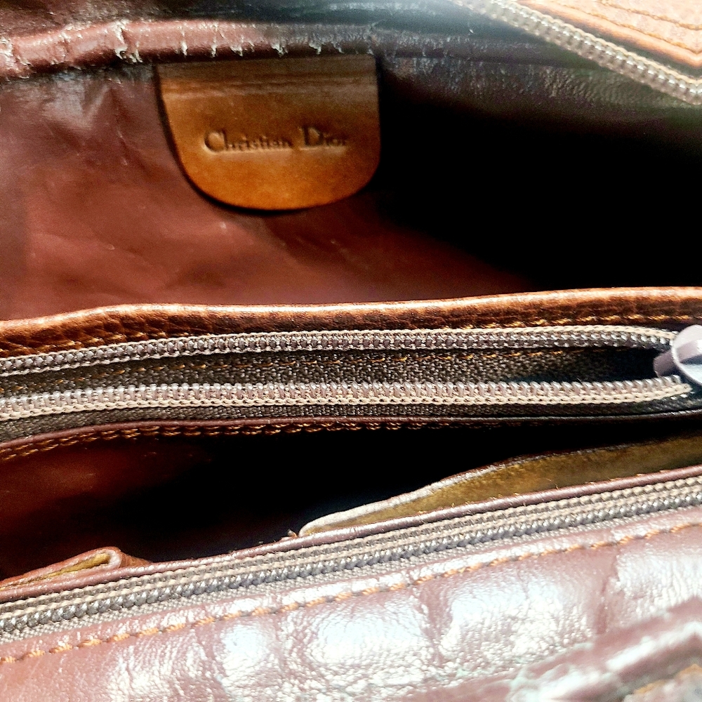 Christian Dior Leather Clutch Bag - Picture 2 of 7